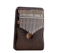 Kalimba 17 Key Kalimba 17keys Instrument All Wood Maple Kalimba 17 Keys With Sound Holes For Beginners(Black)