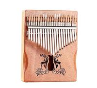 Kalimba 17 Key Kalimba 21 Keys All Wood Mahogany Kalimba With Sound Holes For Beginners Instrument