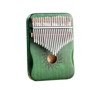 Kalimba 17 Key Kalimba 21 Keys All-wood Maple 17 Keys Kalimba With Sound Holes Suitable For Beginners(21Green)