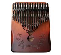 Kalimba 17 Key Kalimba 21 Keys Beech Portable Finger Piano Include Carrying Bag Tune Hammer For And Adults Beginners(B)
