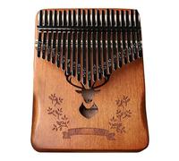 Kalimba 17 Key Kalimba 21 Keys Beech Portable Finger Piano Include Carrying Bag Tune Hammer For And Adults Beginners(A)