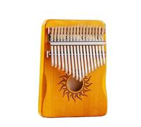 Kalimba 17 Key Kalimba 21 Keys Musical Instrument Full Wood Maple Kalimba 17 Keys With Sound Hole For Beginner(C17)