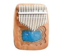 Kalimba 17 Key Kalimba Bag 17 Keys Mahogany Calimba Xylophone Vibraphone Musical Instrument Thumb C Tonality(F)