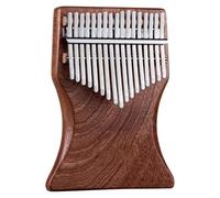 Kalimba 17 Key Kalimba Profession Thumb Piano Walnut AcaciaCurly Figure Keyboard Chamfer Calimba Musical Instruments Kalimbas(Style 4)