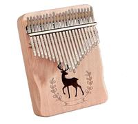 Kalimba 17 Key Kalimba Shrapnel Music Accessories Kit 17 21 Keys Mahogany Grain Box Thumb Piano(D21)