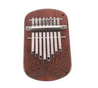 Kalimba 17 Key Musical Instrument 8-tone Kalimba Thumb Piano Mini Pattern Portable Wooden Beginner