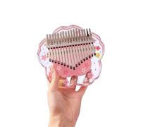 Kalimba 17 Key Professional Kalimba Keyboard Musical Instrument Acrylic Transparent Pattern(17 C)