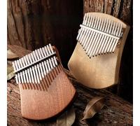 Kalimba 17 Key Thumb Piano Kalimba Camphorwood C Tone With Bag Music Book Scale Stickers Tuning Hammer Sapele/maple Wood(Maple)