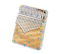 Kalimba 17 Key Thumb Piano Kalimba Portable Transparent Acrylic Finger Piano With Hammer Musical Instrument(A17)