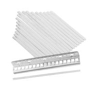 Kalimba 17 Key Thumb Piano Keys Replacement Set for DIY Instrument | Steel, Silver Finish, Bright Surface and Flexible Feel, for Worn Parts and Music Instrument Repairs