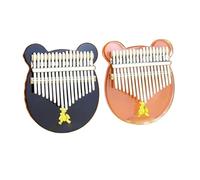 Kalimba 17 Key Transparent Kalimba 17-key Acrylic Thumb Piano Beginner Kalimba With Accessories Music Keyboard Instrument(A)