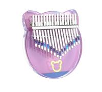 Kalimba 17 Key Transparent Kalimba 17-key Acrylic Thumb Piano Beginner Kalimba With Accessories Music Keyboard Instrument(H)