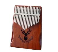 Kalimba 17 Key Walnut 17 21 Key Kalimba Music Keyboard Beginner Kalimba Portable Professional Musical Instrument Accessories Thumb Piano(B)