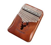 Kalimba 17 Key Wooden Kalimba Musical Instrument 17/21 Key Finger Thumb Piano Beginner Thumb Piano With Accessory(B 17)