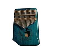 Kalimba 17 Keys Kalimba Mahogany Thumb Piano Mbira Body Musical Instrument With Tuning Hammer Learning Book(Style 7)