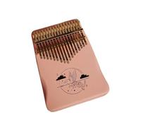 Kalimba 17 Keys Kalimba Mahogany Thumb Piano Mbira Body Musical Instrument With Tuning Hammer Learning Book(Style 5)