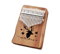 Kalimba 17 Keys Solid Acacia Wood Kalimba Thumb Piano Tuning Hammer Portable Musical Instrument Accessories Colors(2)