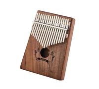 Kalimba 17-note Acacia Wood Full Solid Kalimba Finger Piano Beginner Entry Instrument(Style 4)