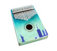 Kalimba 17-note Kalimba 3D Painted Finger Piano Beginner Mini Musical Instrument(Style 4)
