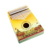 Kalimba 17-note Kalimba 3D Painted Finger Piano Beginner Mini Musical Instrument(Style 5)
