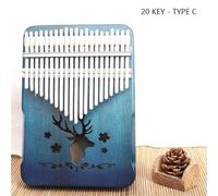 Kalimba 20/21 Keys Kalimba Thumb Piano Acacia Wood Body Musical Instruments Kalimba Piano(20 key2)