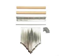 Kalimba 21-Key Replacement Set Including Tuning Bridge Metal Rod Z Stand and Hardware for 21 17 or 8 Key Thumb Piano Restoration