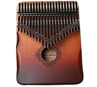 Kalimba 21 Key Wooden Kalimba Thumb Piano Tuned Handheld Finger Thumb Piano with Carving Portable for Kids, Adults, Beginners, Flower Finger