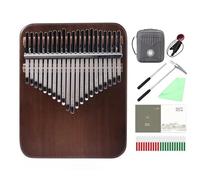 Kalimba 21 Keys Professional Thumb Piano Kalimba Full Solid Wood Veneer Cherry Wood Kalimba Keyboard Instrument Kalimba Thumb Piano(Walnut)