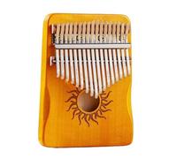 Kalimba 21 Keys Wood Maple 17 Keys Hollow Kalimba For Kids Gift Thumb Piano For Beginner Musical Instrument(Yellow 17 keys)