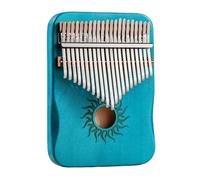Kalimba 21 Keys Wood Maple 17 Keys Hollow Kalimba For Kids Gift Thumb Piano For Beginner Musical Instrument(Blue 21 keys)