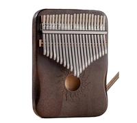 Kalimba 21 Keys Wood Maple 17 Keys Hollow Kalimba For Kids Gift Thumb Piano For Beginner Musical Instrument(Black 21 keys)