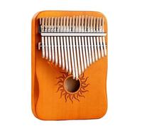 Kalimba 21 Keys Wood Maple 17 Keys Hollow Kalimba For Kids Gift Thumb Piano For Beginner Musical Instrument(Yellow 21 keys)