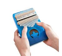 Kalimba 21 Note Finger Piano Kalimba 17 Simple And Easy To Learn For Beginners(17-note gradient to blue)