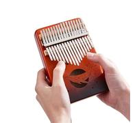 Kalimba 21 Note Finger Piano Kalimba 17 Simple And Easy To Learn For Beginners(17-note gradient to brown)