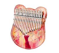 Kalimba Acrylic Thumb Piano Portable 17/21 Keys Kalimba For Adult & Beginners Finger Piano With Tuning Hammer