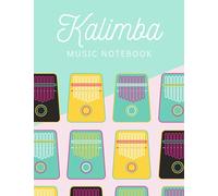 Kalimba blank sheet music notebook: Blank music sheet for 17 Key Kalimba tablature, 8.5” x 11”