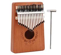 Kalimba, C Tone Basics 17 Key Thumb Piano Kalimba Mahogany Small Portable Mbira Finger Piano Gifts for Beginner Music Instrument LT?K17S()