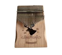 Kalimba Instrument 17 21 Key Kalimba Thumb Piano Professional Solid Wood Finger With Clear Tone And Rich Resonance Includes Tuning Hammer(1)