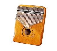 Kalimba Instrument 17 21 Key Kalimba Thumb Piano Veneer Keyboard Instrument For Music Lovers(21key gradient brownm)