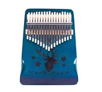 Kalimba Instrument 17 21 Note Finger Piano For Beginners Portable Pocket Instrument(17)