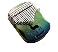 Kalimba Instrument 17 Kalimba Musical Instrument For Beginners With Finger Deflections Gradually Turning Green(21C)