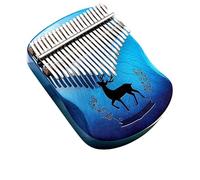 Kalimba Instrument 17 Kalimba Musical Instrument For Beginners With Finger Deflections Gradually Turning Green(21B)