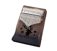 Kalimba Instrument 17 Keys Solid Acacia Wood Kalimba Thumb Piano Tuning Hammer Portable Musical Instrument Accessories Colors(4)
