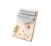 Kalimba Instrument 17 Tone Kalimba Solid Wood Tuning Pianist Beginner Instrument(7)