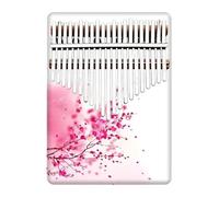 Kalimba Instrument 21key Kalimba Chromatic Scale Small Wooden Professional Music Keyboard Beginner Instrument Accessories(2)