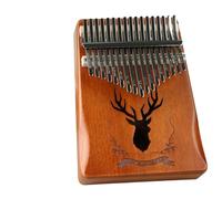 Kalimba Instrument 21key Professional Thumb Piano Tuning 17 Key Kalimba Portable Beginner(17key reindeer retro)