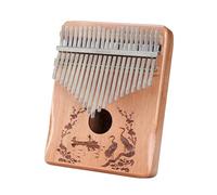 Kalimba Instrument 21key Professional Thumb Piano Tuning 17 Key Kalimba Portable Beginner(21keys boat varnish)