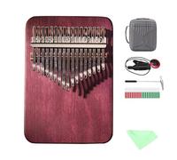 Kalimba Instrument 21key Purple Heart Piano Board Kalimba Professional 17key Thumb Finger With Case(17 key)