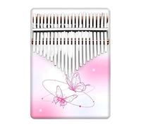 Kalimba Instrument 21tone Colored Thumb Piano Kalimba Two Finger(1)