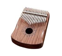 Kalimba Instrument Folk Thumb Piano U Shaped Finger Portable 17 21 Keys Musical Instrument(17 Keys Walnut)
